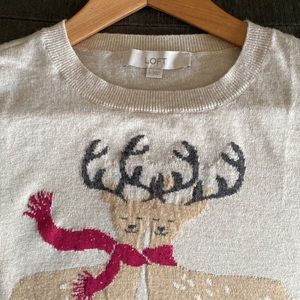 Cute reindeer sweater from LOFT. Worn about twice.